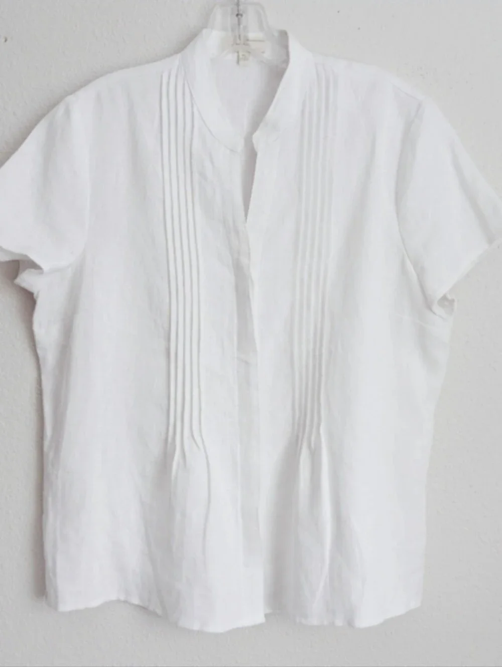 Choices White Linen Skirtset Size Petite Large Lagenlook